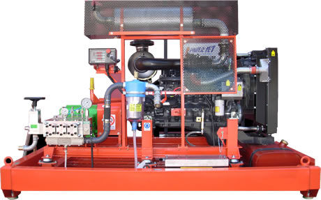 High-pressure cleaner with combustion engine - MP-HP - P.T.C.  Srl - mobile / stationary