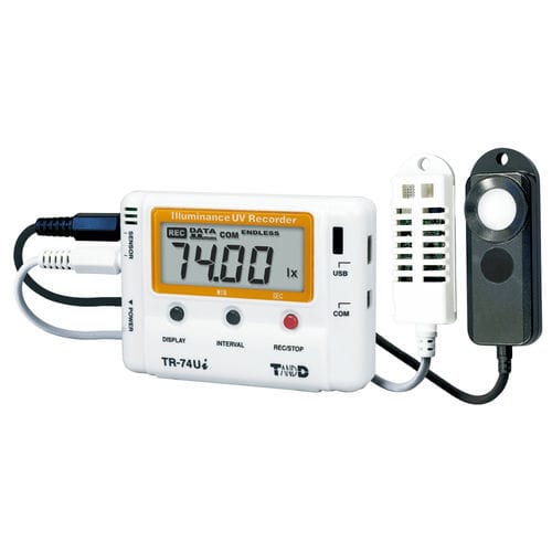 Brightness data-logger - TR-74Ui - T&D Corporation - humidity / temperature / UV