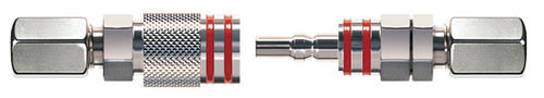 Pneumatic fitting - SERTO - barbed / nickel-plated brass / plastic