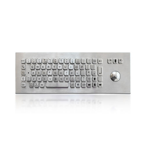 Panel-mount keyboard - K-TEK-A361-MTB-DWP - Key Technology China Limited - with mechanical keys / with 3 mouse keys / 71-key