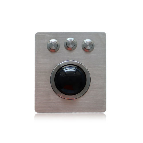 Mechanical trackball - K-TEK-B100-50-MTB-ML-AVB - Key Technology China Limited - panel-mount / 2 inch (50 mm) / USB