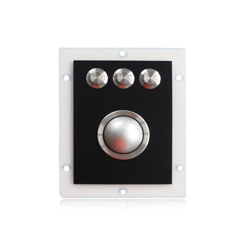 Optical trackball - K-TEK-B83-38-OTB-BT-DWP - Key Technology China Limited - panel-mount / 38 mm / USB