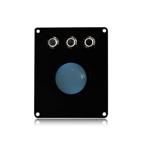Mechanical trackball - K-TEK-B82-38-CTB-BL-BT-DWP - Key Technology China Limited - panel-mount / 38 mm / USB