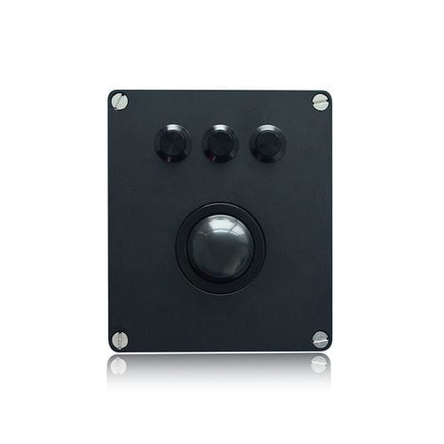 Mechanical trackball - K-TEK-M110-38-MTB-AVB-NV-151B - Key Technology China Limited - panel-mount / 38 mm / USB