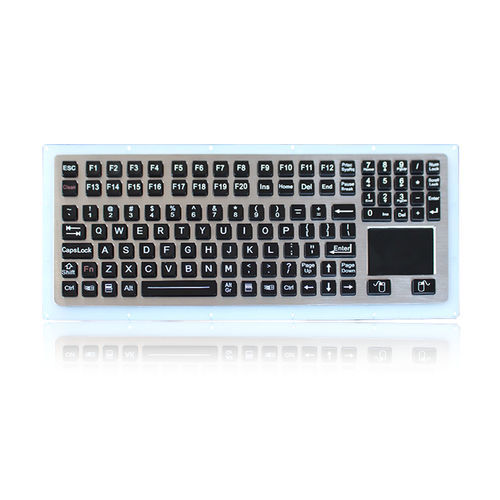 Panel-mount keyboard - K-TEK-M360TP-KP-FN-DWP - Key Technology China Limited - with Fn key / 116-key / with touchpad