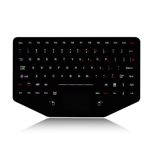 Panel-mount keyboard - K-TEK-M275TP-FN-BL-IL-OEM - Key Technology China Limited - carbon contact / with Fn key / with 2 mouse keys