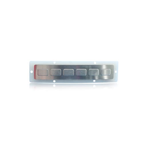 6-key keypad - K-TEK-B160FK-6-AC-DWP - Key Technology China Limited - panel-mount / stainless steel / IP65