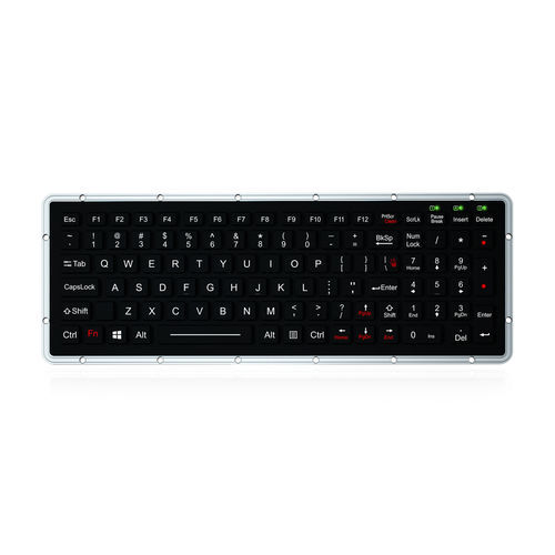Panel-mount keyboard - K-TEK-M327KP-FN-BL-IT-ML-DWP - Key Technology China Limited - with mechanical keys / with Fn key / 101-key