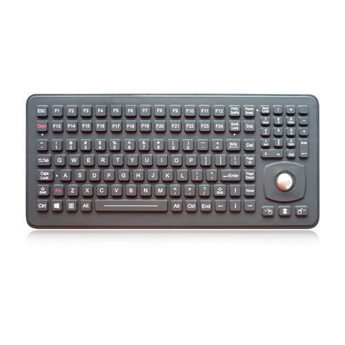 Rugged keyboard - K-TEK-M379-OTB-KP-FN-IL - Key Technology China Limited - panel-mount / with mechanical keys / with Fn key