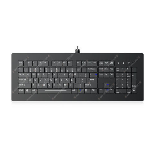 Desktop keyboard - K-TEK-V440KP-FN-BL-SC-DT - Key Technology China Limited - scissor switch / with Fn key / 104-key