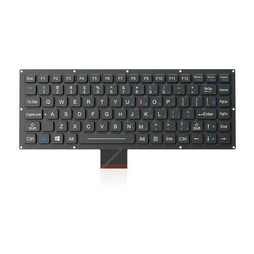 Panel-mount keyboard - K-TEK-M280-FN-BL-FC-KC-DM - Key Technology China Limited - with mechanical keys / with Fn key / 87-key
