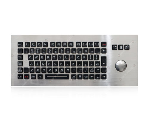 Panel-mount keyboard - K-TEK-M361-OTB-FN-DWP - Key Technology China Limited - with mechanical keys / with 3 mouse keys / with Fn key