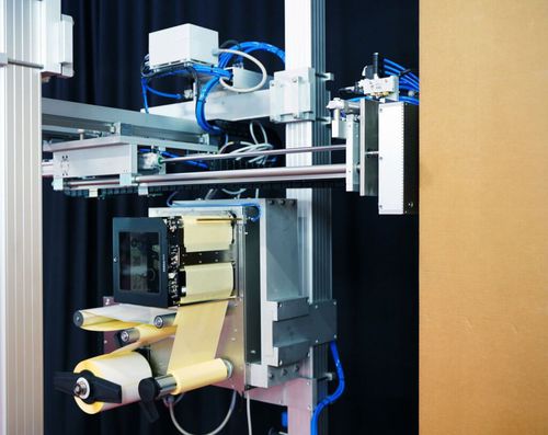 Side label printer-applicator - EURO JUMBO EVO 6" - Etipack - for cosmetic products / for pallet / for food