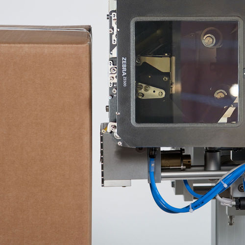 Side label printer-applicator - STICK EVO series - Etipack - for MAP packaging / for cosmetic products / for boxes