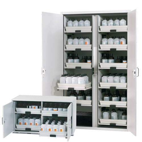 Storage cabinet - SL series - asecos GmbH - security / floor-mounted / with glass doors