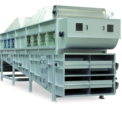 Soybean shelling machine - OLHA - Bühler Group - stainless steel / high-capacity