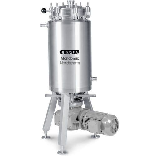 Scraped surface heat exchanger - Mondomix - Bühler Group - liquid/liquid / stainless steel / sanitary