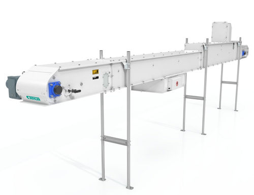 Chain conveyor - AHKA - Bühler Group - trough / for materials handling / handling