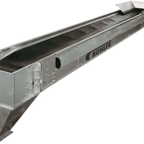 Belt conveyor - LBBA - Bühler Group - scraper / trough / transfer