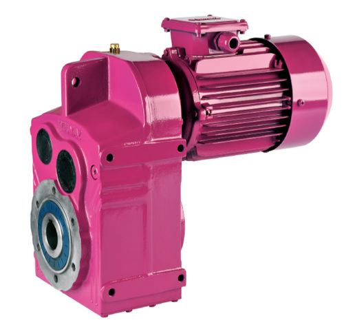 Three-phase gear-motor - DV series - YILMAZ REDUKTOR - helical gear / parallel-shaft / hollow-shaft