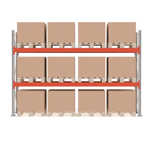 Storage warehouse racking - 23705 - AJ Produkter - handling / adjustable / pallet