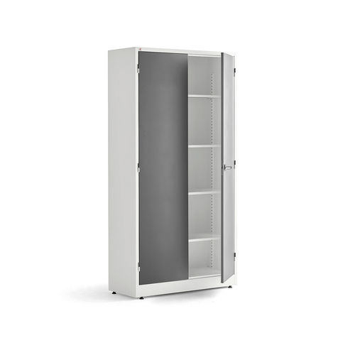 Storage cabinet - 10363 - AJ Produkter - floor-mounted / shelf / double-door