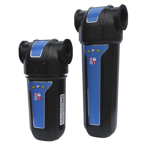 Compressed air filter - AF series - OMI Officine Meccaniche Industriali - cartridge / pressure / cast aluminum