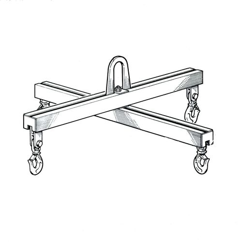 Cross spreader beam - PSD - SAPEM - industrial / adjustable / double
