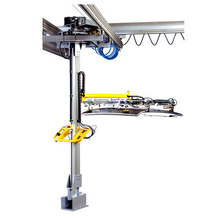 Pneumatic manipulator - Mechstick™ series - Movomech - electric / with gripping tool / for lifting