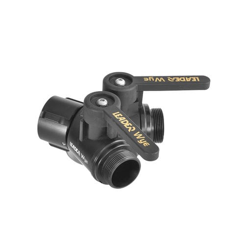 Ball valve - WYES - LEADER - manual / composite / 2-way