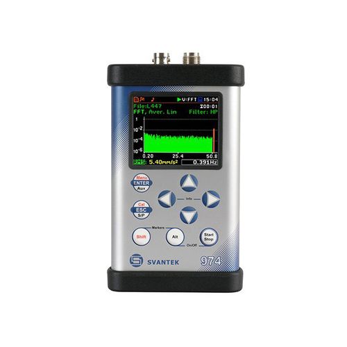 Machine monitoring vibration analyzer - SVAN 974 - SVANTEK Sp. z o.o. - for environmental measurements / portable / with data logger