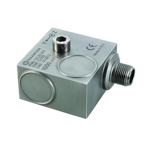 Triaxial accelerometer - SV 84  - SVANTEK Sp. z o.o. - piezoelectric / hermetic / industrial
