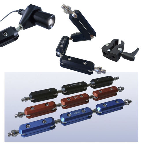 Mechanical manipulator arm - 100-IC1-66  - OPTO - with clamping system / for mechanical components / for tools