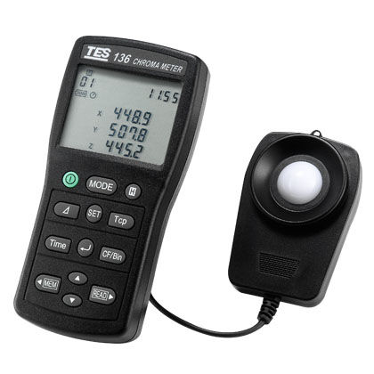 Portable chroma meter - TES-136 - TES Electrical Electronic Corp. - for color analysis / for luminance measurement