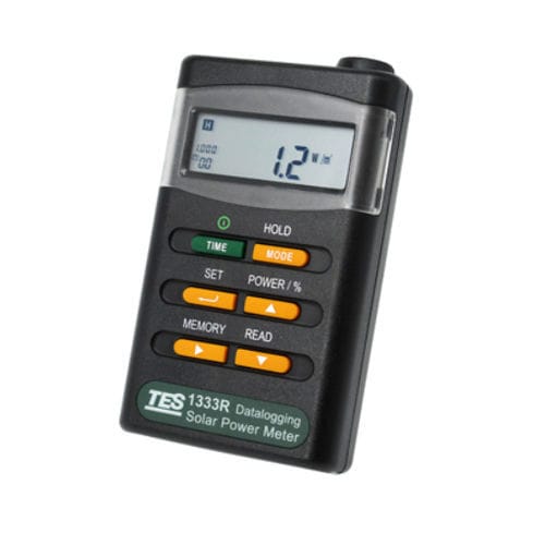 Digital power meter - TES-133 series - TES Electrical Electronic Corp. - portable / for photovoltaic applications
