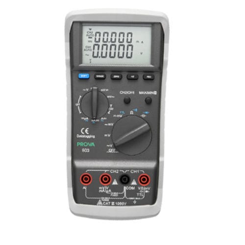 Digital multimeter - PROVA 803 - TES Electrical Electronic Corp. - portable / 1000 V / 10 A