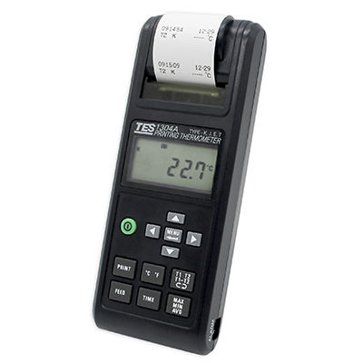 Thermocouple thermometer - TES-1304A - TES Electrical Electronic Corp. - digital / hand-held / dual-channel