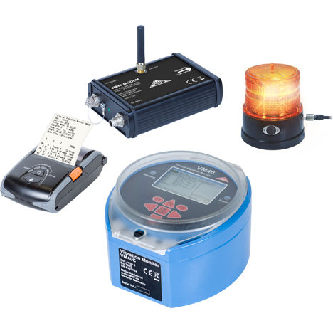 Frequency measuring instrument - VM40C - Metra Mess- und Frequenztechnik in Radebeul e.K. - transmission / vibration / electromechanical