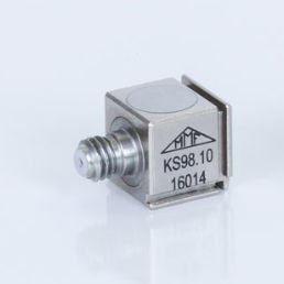 Single-axis accelerometer - KS98B10 - Metra Mess- und Frequenztechnik in Radebeul e.K. - IEPE / shear / ICP