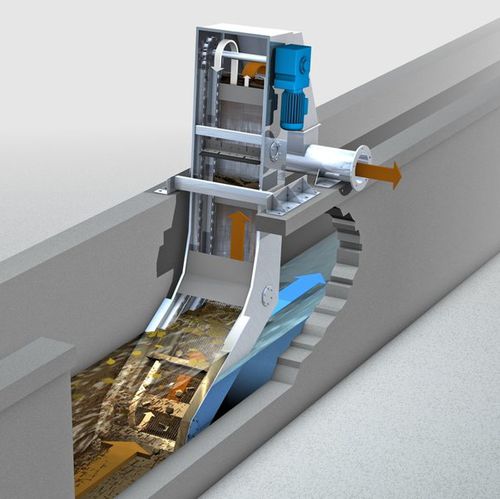 Bar screen - RakeMax®-HF - Huber Technology - for wastewater treatment