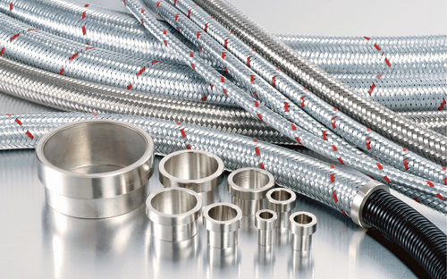 Protection conduit - PMB series - Moltec International - braided / for cables / steel
