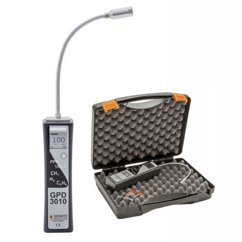 Industry leak detector - GPD 3010 - Schütz GmbH Messtechnik - refrigerant gas / methane / hydrogen