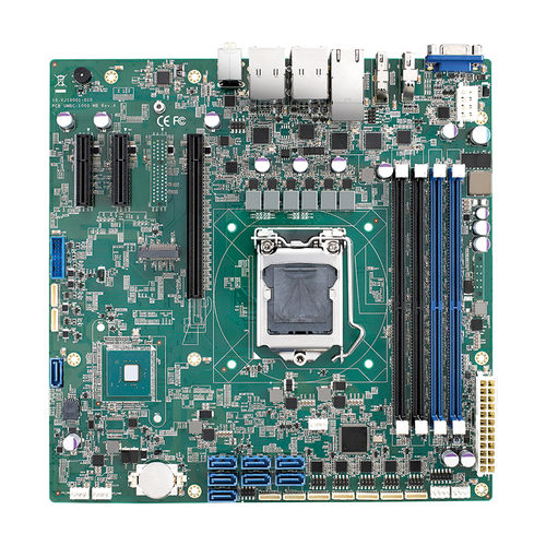 Micro-ATX motherboard - UMBC-1100 - Vecow Co., Ltd. - 9th Generation Intel® Core™ / Intel® C246 / DDR4 SDRAM