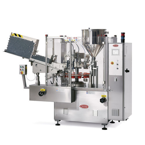 Automatic filling machine - S400 - TGM TECNOMACHINES - for tubes / for viscous products / for pasty products