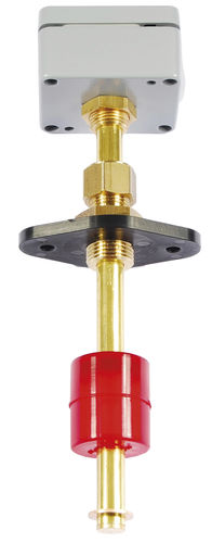 Magnetic float level switch - TSEM - Engler Steuer-Mess- und Regeltechnik - for liquids / flange / with temperature sensor