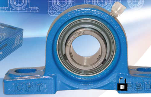 Flange bearing unit - Challenge Power Transmission Plc - roller / metal