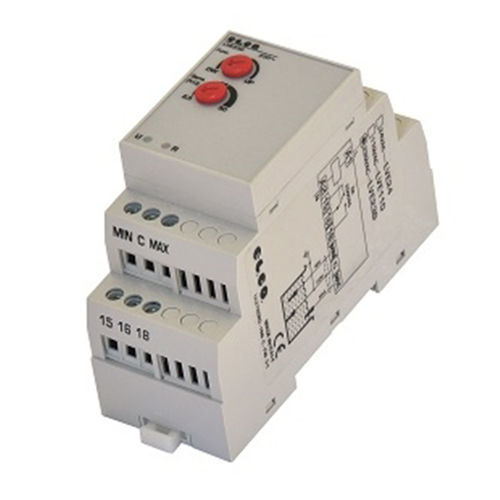 Level control relay - LVE2 series - EL.CO. - AC / DIN rail / automatic reset