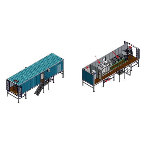 X-ray sorting system - Comex - automatic / container