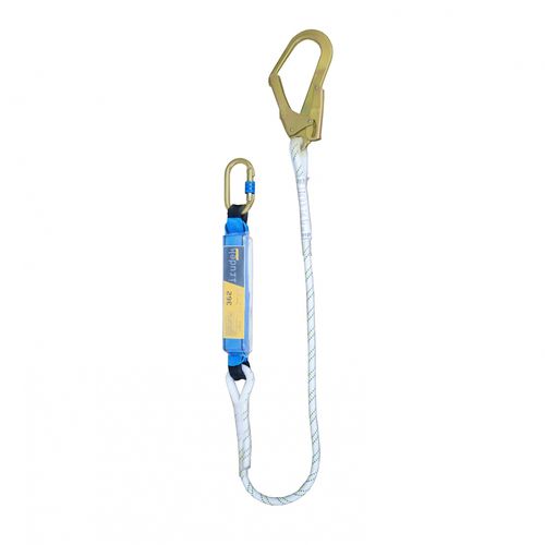 Shock absorbing fall arrest lanyard - SEKURALT 362  - IRUDEK 2000 S.L.