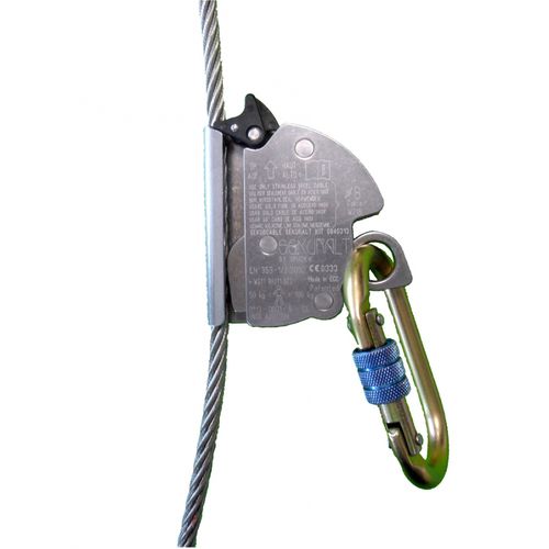 Fall arrest lanyard - SEKURALT SEKURCABLE series - IRUDEK 2000 S.L.